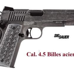 Pistolet  Sig Sauer - 1911 We The People  / Cal 4.5  Billes Acier  et Co2