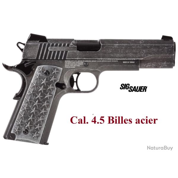 Pistolet  Sig Sauer - 1911 We The People  / Cal 4.5  Billes Acier  et Co2