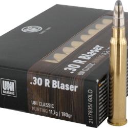 20 cartouches RWS 30 R BLASER UNI CLASSIC 181Gr
