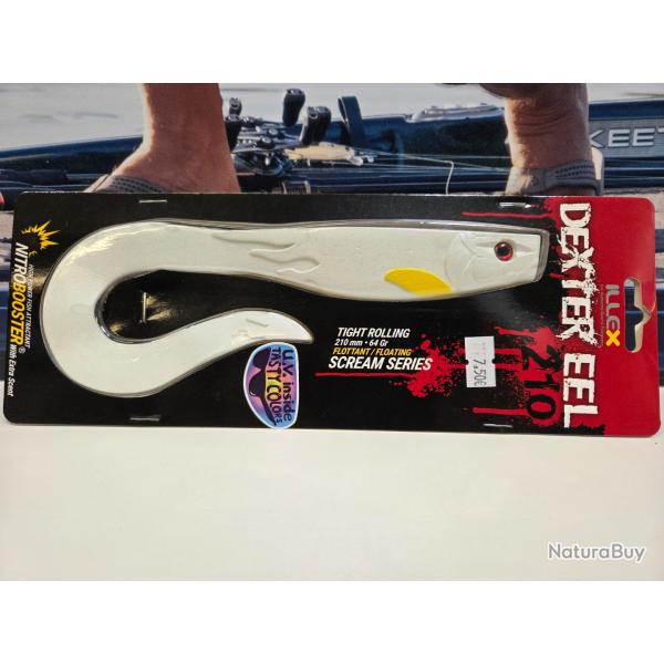 ILLEX Dexter Eel 210 - couleur pearl bone