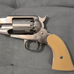 plaquettes de crosse pour Pietta remington 1858 en r&eacute;sine &eacute;poxy couleur os   !