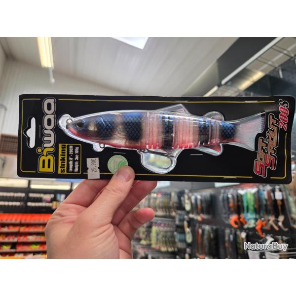 BIWAA Soft Strout 200s - 100gr - couleur red bluegill