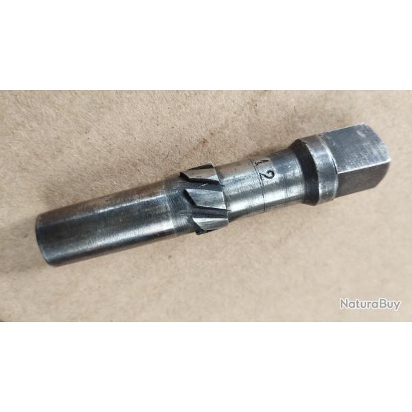 Drageoir , fraise � bourrelet . Calibre 12 mm .