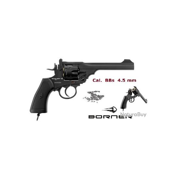 Revolver  Borner - r�plique Webley  / Cal 4.5 Bille Acier