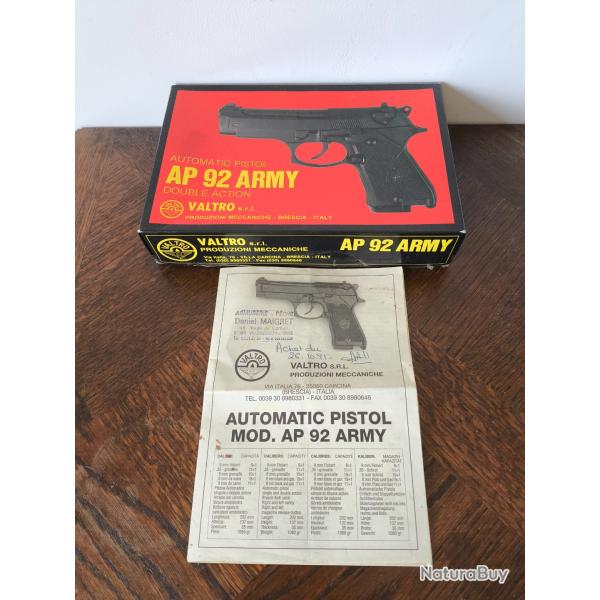 Boite et notice VALTRO AP 92 Army