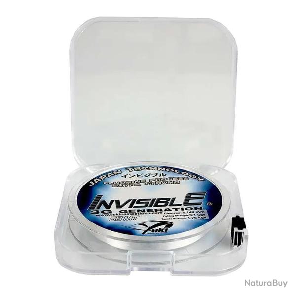 Fil nylon YUKI Invisible 3G generation 50m � 0.09mm
