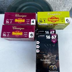 Cartouche calibre 16