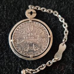 Pi&eacute;ce en argent commemorative de 1972, dela BCEAO.