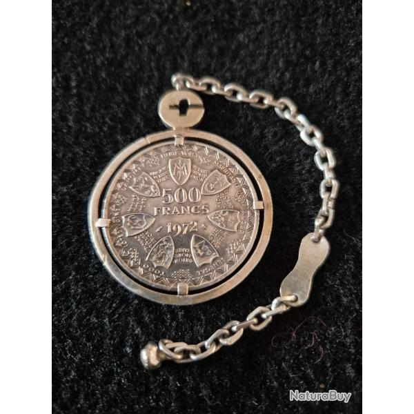 Pi�ce en argent commemorative de 1972, dela BCEAO.