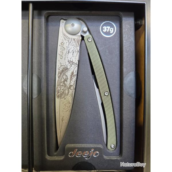 Exclusivit�- Deejo couteaux 37gr black bass
