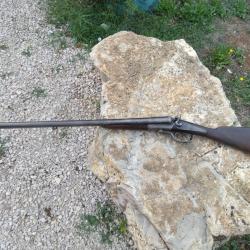 Fusil juxtapos&eacute; calibre 12/65 Schmitt ( &agrave; Montauban)