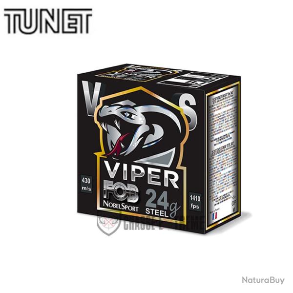 25 Cartouches FOB VIPER 24GR Cal 12/70 Pb 7,5