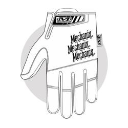 Gants de palpation en cuir Recon - Noir Mechanix S