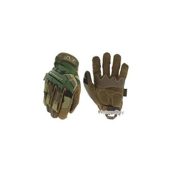 Mechanix Wear - M-Pact Woodland Camo Tactical Gants (Small, Camouflage)