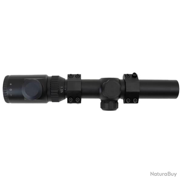 Swiss Arms Telescopic Rifle Scope 1,25-6x26E F82 11mm Weaver Mounts