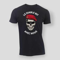 T-shirt 190g Le diable rit avec nous Colo - Noir Taille S - Summit Outdoor Lifestyle