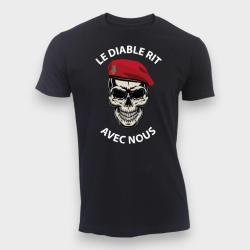 T-shirt 190g Le diable rit avec nous Colo - Noir L - Summit Outdoor Lifestyle