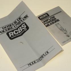 Doseuse RCBS manuel  en fran&ccedil;ais