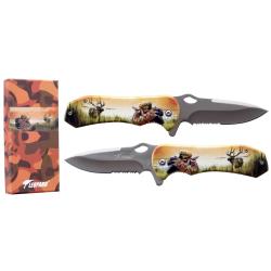 Op&eacute; 1� L&eacute;opard - Couteau tactique 3D grip - Chasseur lot 4