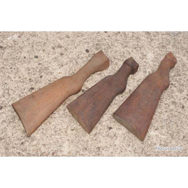 Lot de 3 �bauches Noyer pour crosses