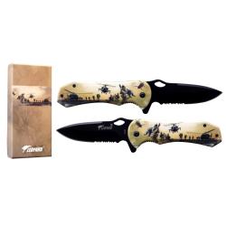Op&eacute; 1� L&eacute;opard - Couteau tactique 3D grip - Army lot 7