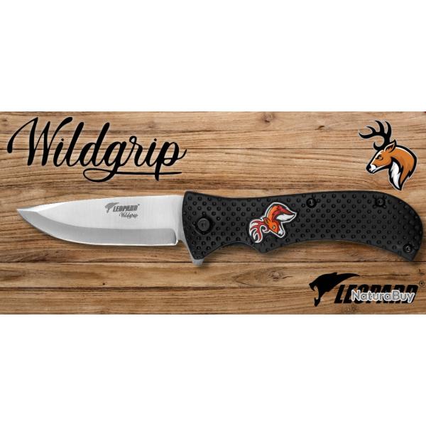 Op� 1� L�opard - WILDGRIP - Couteau de poche 12 cm - Cerf lot 8