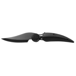 Op&eacute; 1� L&eacute;opard - Couteau plume 10 cm - noir lot 16
