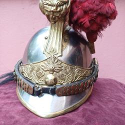 Casque de DRAGONS 1871-74 troupe T.BE.