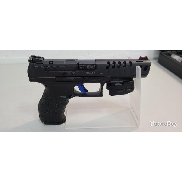 OCCASION !!! WALTHER Q5 MATCH CALIBRE 9X19 AVEC LAMPE LASER