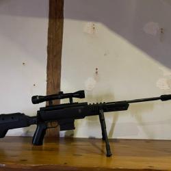 CARABINE A AIR COMPRIME BLACK OPS SNIPER TACTICAL GAZ PISTON 4,5 MM 19,9 JOULES
