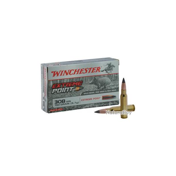 Winchester Extreme Point .308 Winchester 150 gr / 9.7 g Balle Extreme Point