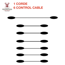 Cordage Arc &agrave; poulie - MFA - Kit corde et c&acirc;bles 7 cordes