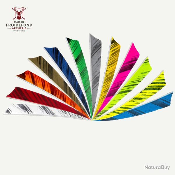 Plume Naturelle Shield 4" camo - Vert