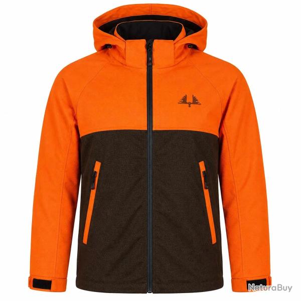 Veste enfant imperm�able Ridge polyester orange vert 6 � 16 ans