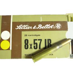 Boite de 20 cartouches Mauser 8 x 57 JRS Sellier Bellot  196 Grs