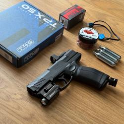 Umarex T4E TPX50 Gen 2 19.9 joules (kit complet olight)
