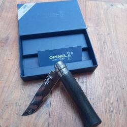 Couteau OPINEL N 8 Inox Manche en &Eacute;B&Egrave;NE
