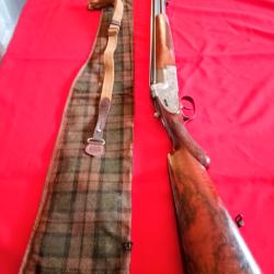 FUSIL MERKEL Fr&egrave;res 1963 SUHL Mod&egrave;le 203E - Calibre 12/70 - Canons superpos&eacute;s &agrave; platines d&eacute;montables