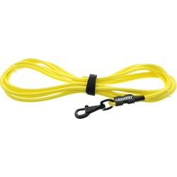 Longe pour chien X-TREME PVC 8mm jaune canihunt 10m