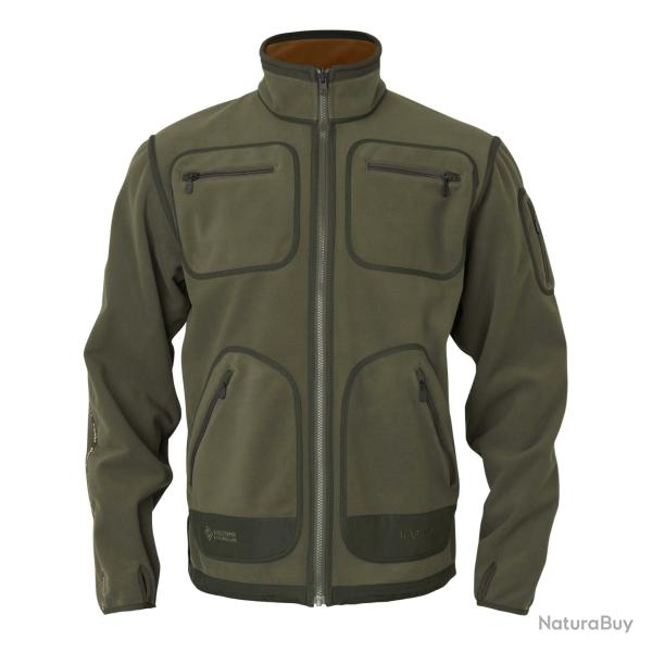 VESTE POLAIRE HARKILA KAMKO FOREST NIGHT/RUSTIQUE CLAY TAILLE XXXL NEUVE