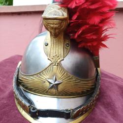 RARE casque de HUSSARDS Mle.1913 de troupe T.B.E.