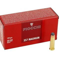 Munitions Fiocchi Cal.357 Mag SJHP 158 Grs