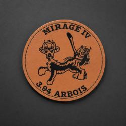 Patch potache Mirage IV EB 3/94 Arbois - escadrilles BR 127 tigre & 128 scarab&eacute;e