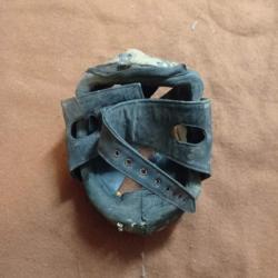 Int&eacute;rieur de casque de tankiste fran&ccedil;ais WW2 mod&egrave;le 1935