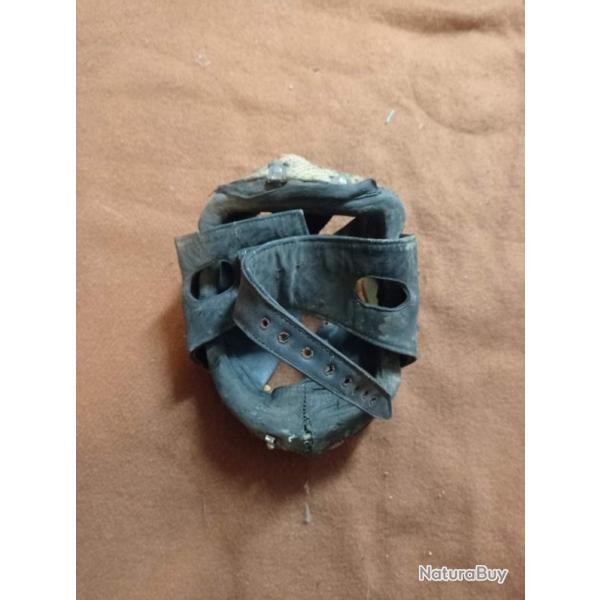 Int�rieur de casque de tankiste fran�ais WW2 mod�le 1935