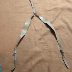 Brelage fran&ccedil;ais en cuir original