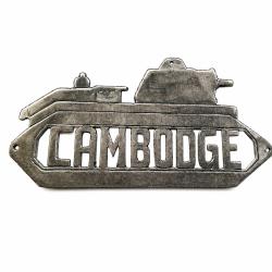 Insigne CAMBODGE n&deg; 212 - 15e BCC - 2e compagnie WW2 reproduction