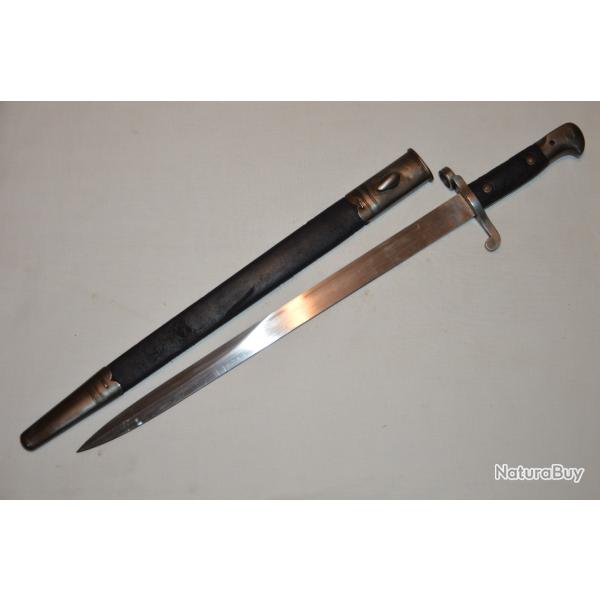 BAIONNETTE ANGLAISE Mle 1887 MK III-FABRICATION 5.1898-FUSIL MARTINY HENRY MARK IV-BRITISH BAYONNET