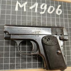FN Browning mod. 1906 - 6,35 mm - FN Herstal / Manufacture Fran&ccedil;aise d'Armes & Cycles de St-&Eacute;tienne