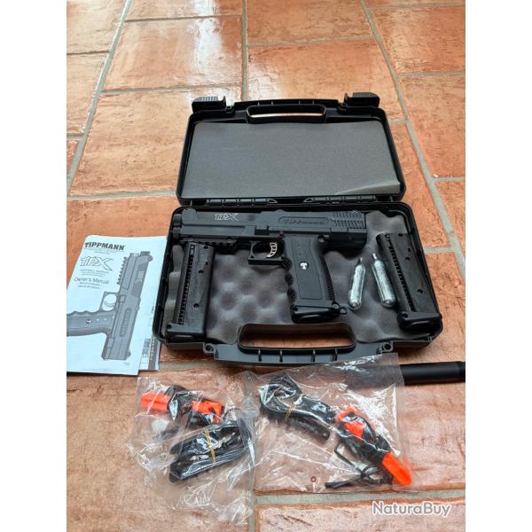 Pistolet Paintball tippmann tipx neuf+ accessoires